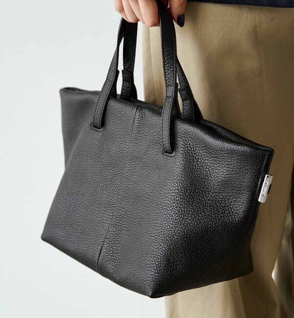  「【再値下げ】レザーダブルハンドルミニトートバッグ」|トートバッグ|