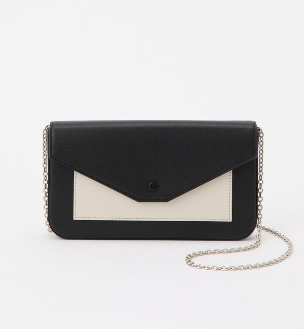  「【再値下げ】バイカラーレザーウォレットショルダー」|その他|