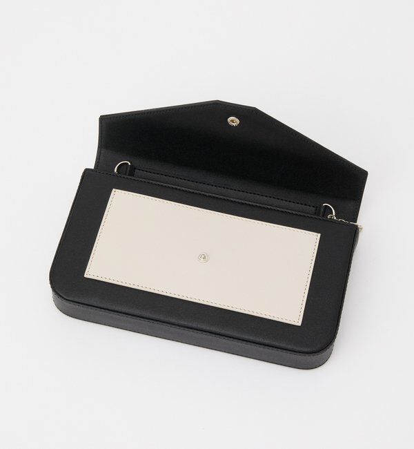  「【再値下げ】バイカラーレザーウォレットショルダー」|その他|