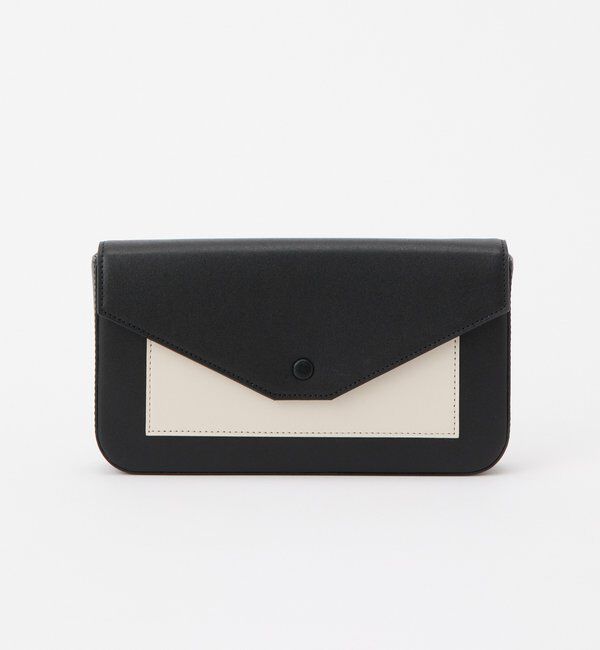  「【再値下げ】バイカラーレザーウォレットショルダー」|その他|