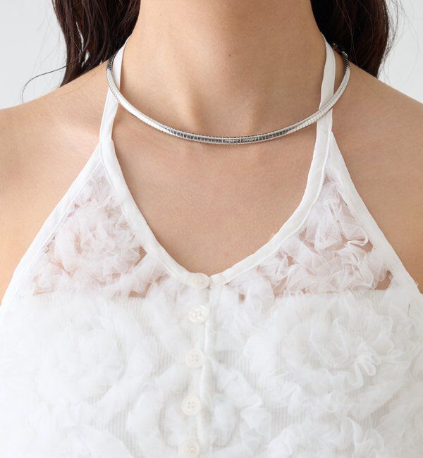  「チュールフラワービスチェ」|シャツ・ブラウス|