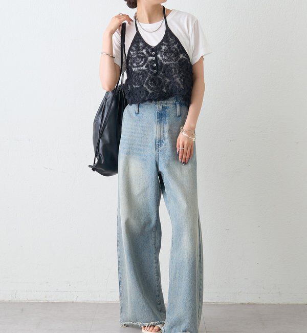  「チュールフラワービスチェ」|シャツ・ブラウス|