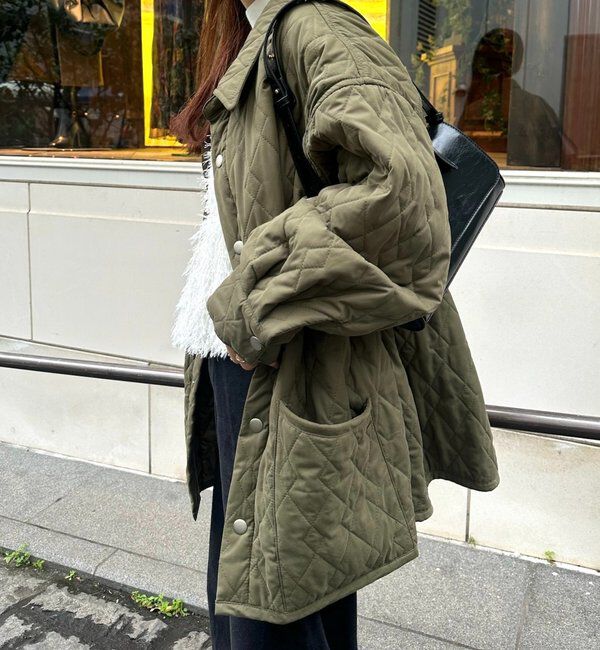  「襟付きキルティングジャケット」|その他|