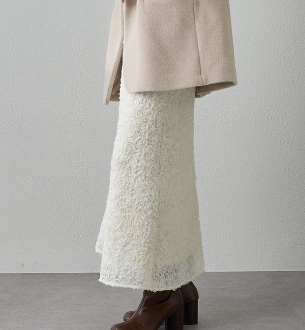  「フラワーコードフレアスカート」|スカート|