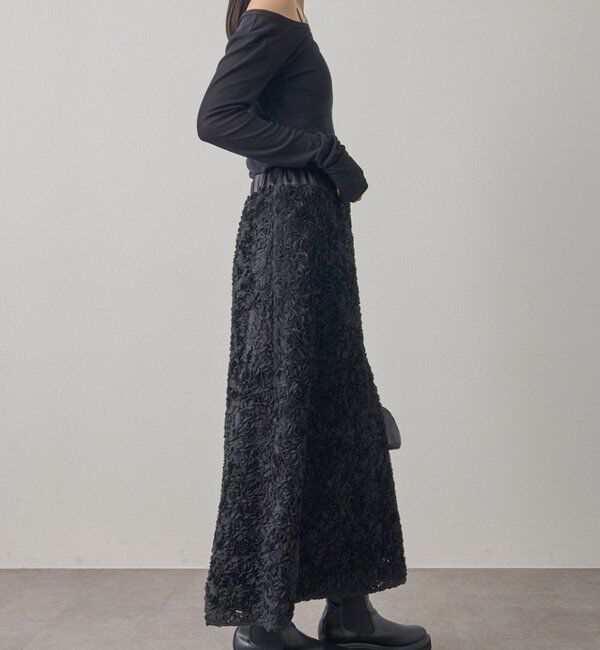  「フラワーコードフレアスカート」|スカート|