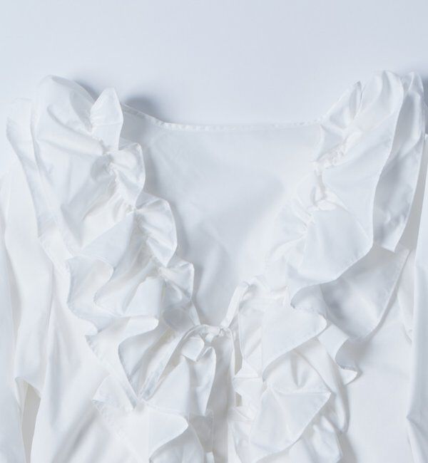  「フリルペプラムブラウスカーデ」|シャツ・ブラウス|