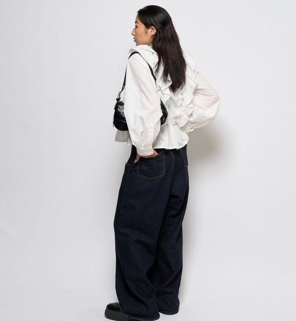  「フリルペプラムブラウスカーデ」|シャツ・ブラウス|