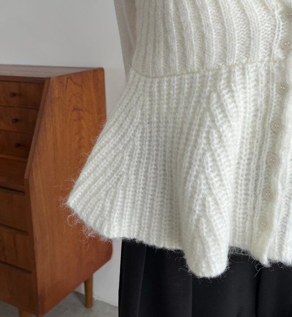  「【ロングシーズン着用可能】Vネックフレアキャミ」|ニット・セーター|