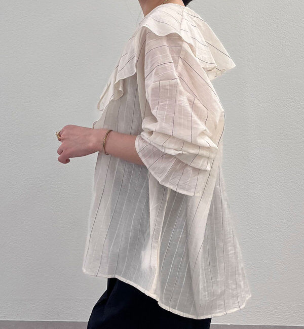  「フリルカラーブラウス」|シャツ・ブラウス|