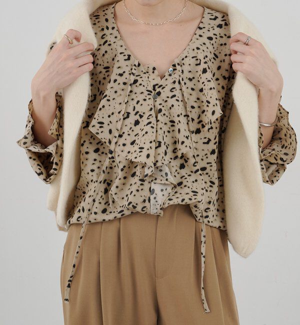  「フリルカラーブラウス」|シャツ・ブラウス|