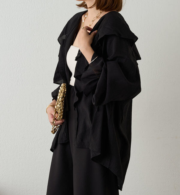  「フリルカラーブラウス」|シャツ・ブラウス|