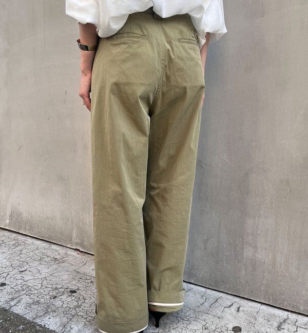  「《旬のコーデに》ミリタリーパンツ」|チノ|