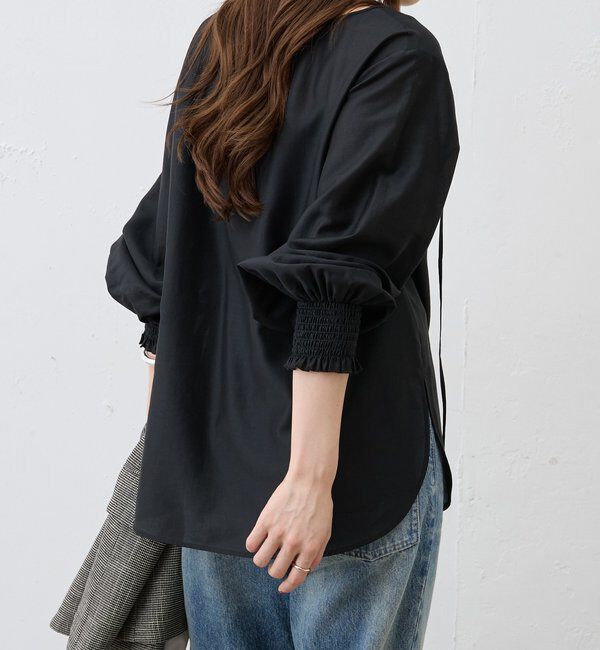  「2WAYミニマルタイブラウス」|シャツ・ブラウス|