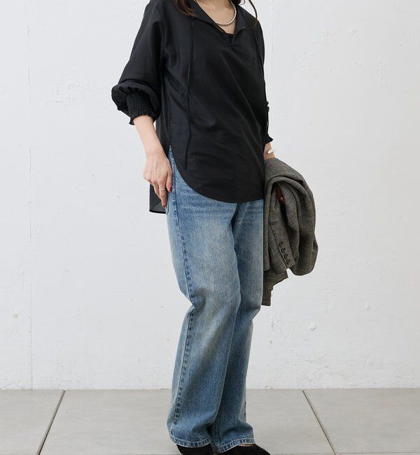  「2WAYミニマルタイブラウス」|シャツ・ブラウス|