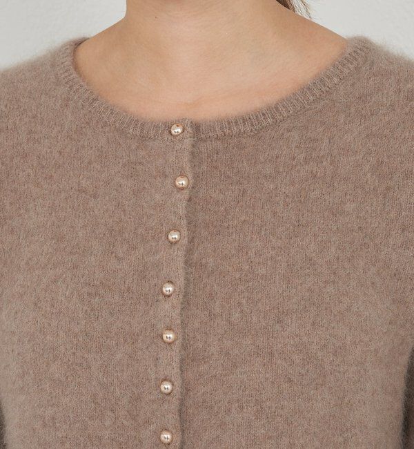  「ラクーンペプラムカーディガン」|カーディガン|