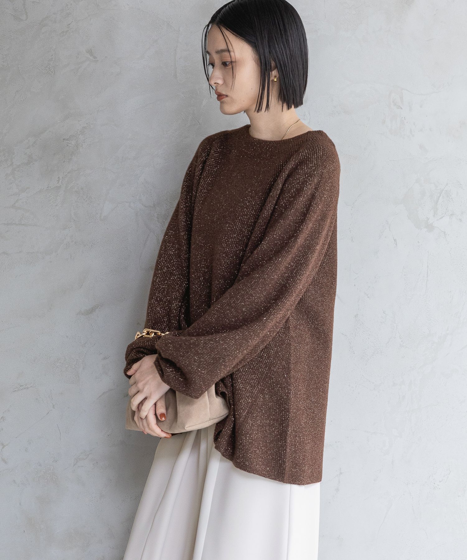 A part by 「スポンディッシュＷアゼプルオーバー」|ニット・セーター|