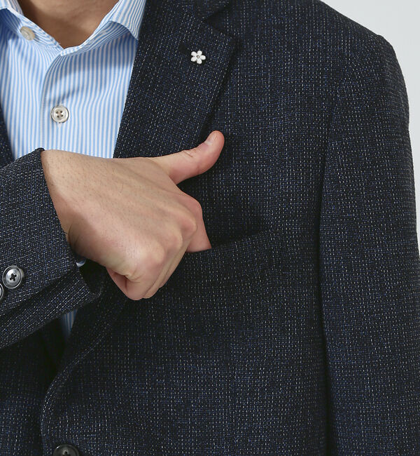 ABAHOUSE「【セットアップ対応/FLEX JACKET】サマーツイード ジャケット / サマ」|テーラードジャケット|