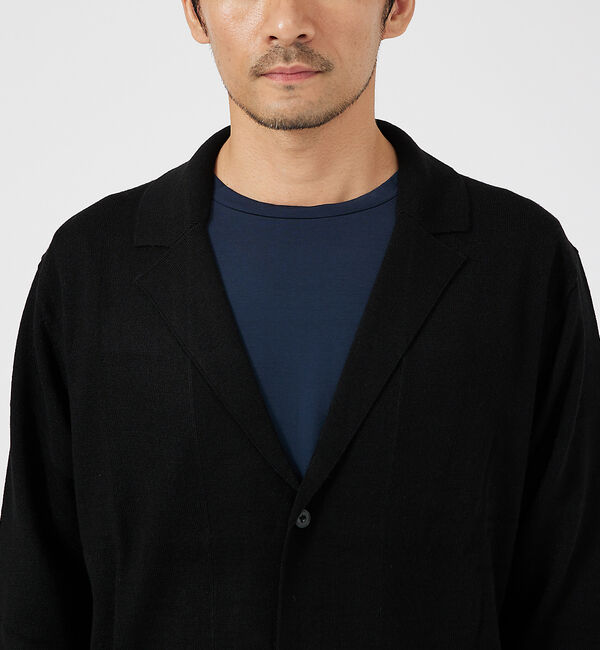 ABAHOUSE「【カシミアタッチ】Pure Merino ジャケットカーディガン / ニットカー」|カーディガン|