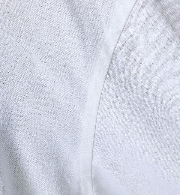 ABAHOUSE「【FORTUNA /フォルトゥナ】DoubleLinenShirt/ダブルリネン」|シャツ・ブラウス|ホワイト