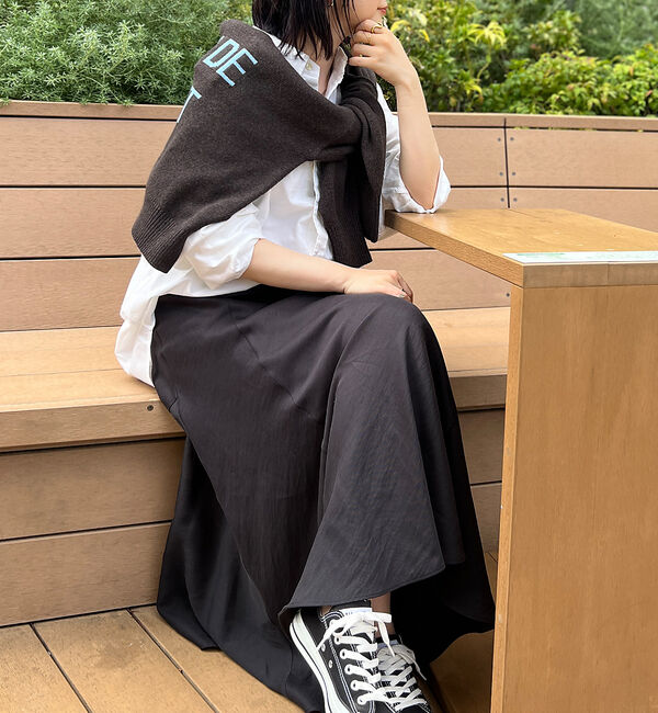 Rouge vif「切替 マキシスカート」|スカート|