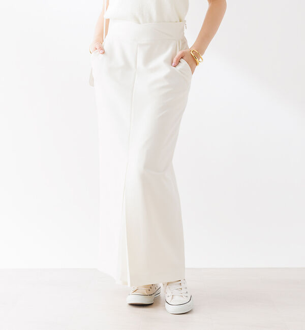 Rouge vif「ウエスト切り替えスリットスカート」|スカート|