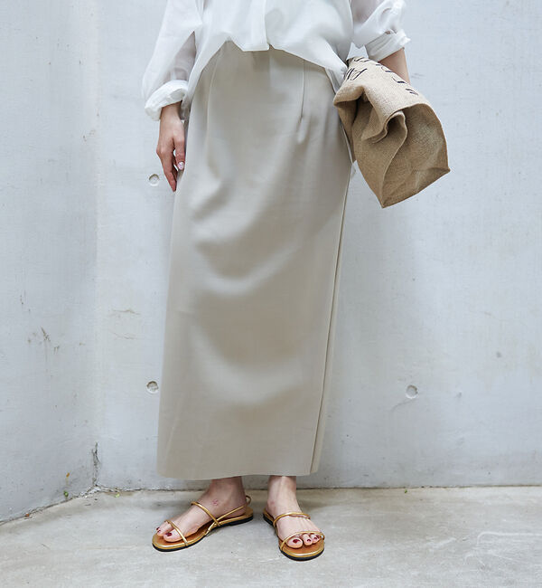 Rouge vif「【4サイズ展開】ストレッチダンボールタイトスカート」|スカート|