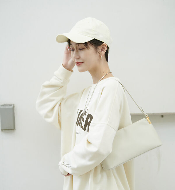 Rouge vif「【MAESTOSO/マエストソ】AURORA BAGUETTE スクエアバッグ　」|ハンドバッグ|