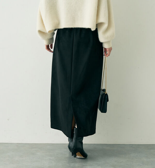 Rouge vif「フェイクスウェードストレッチタイトスカート/ナロースカート」|スカート|