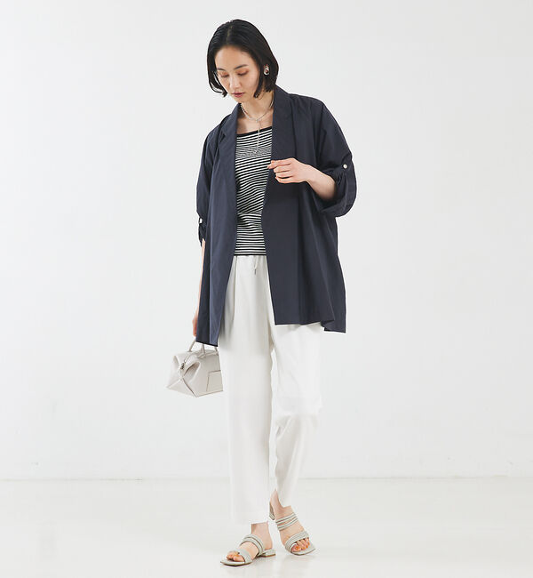 qualite「【セットアップ対応】バックサテンジョーゼットパンツ」|その他|