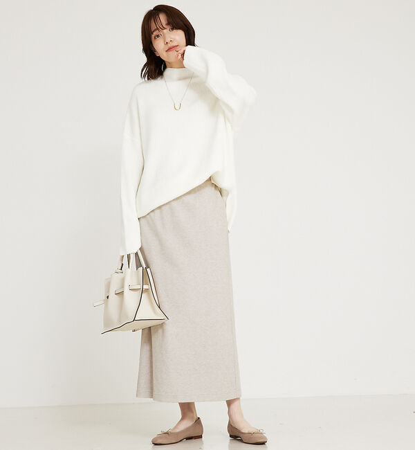 abahouse mavie「【セットアップ対応】ウォームジャージータイトスカート」|スカート|