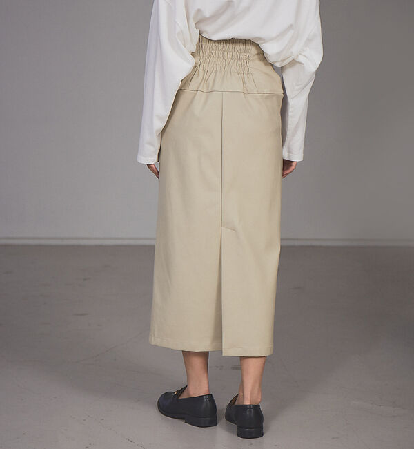 NOMINE「ペンシルフェイクレザースカート」|スカート|