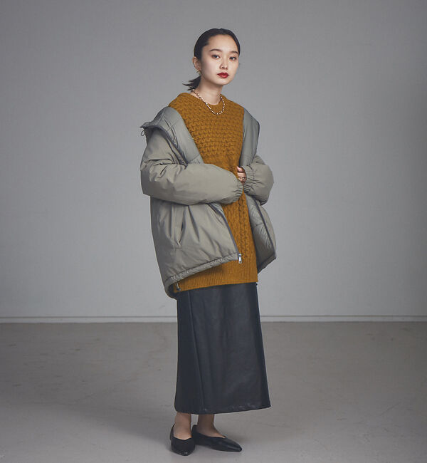 NOMINE「ペンシルフェイクレザースカート」|スカート|