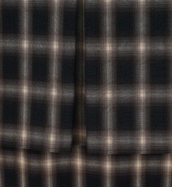 NOMINE「【ユニセックス】ロングヨーク オーバーサイズ チェックシャツ」|シャツ・ブラウス|