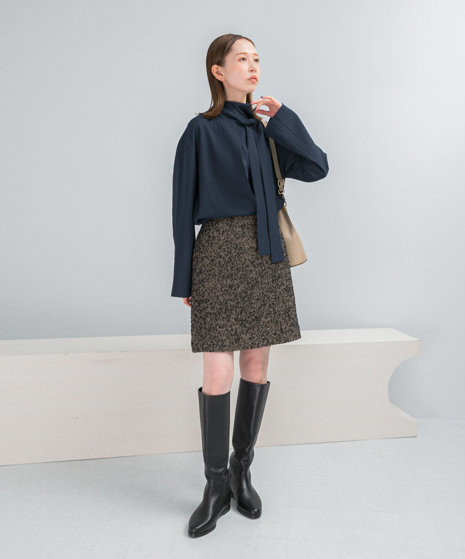 URBAN RESEARCH ROSSO「ボウタイブラウス」|シャツ・ブラウス|