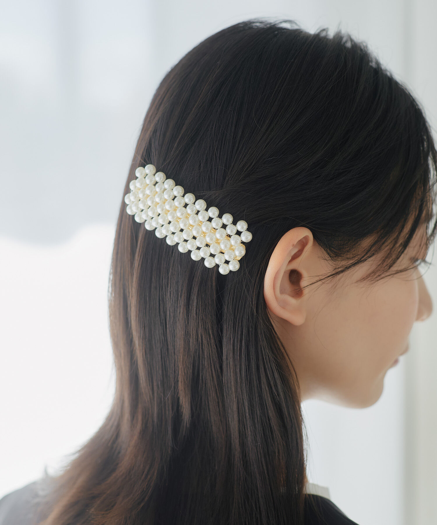 SMELLY「パールワイドバレッタ」|その他|