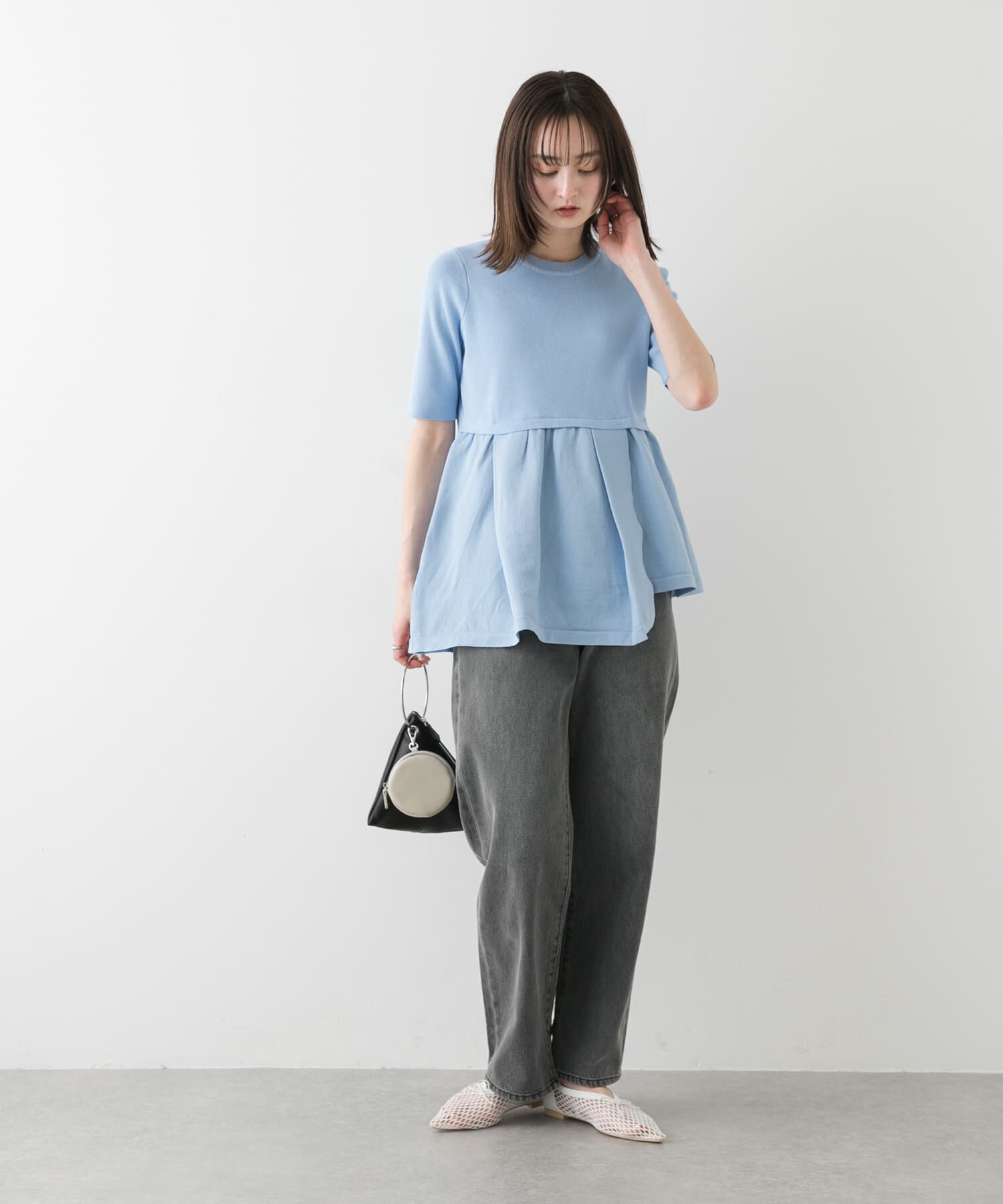 SENSE OF PLACE by URBAN RESEARCH「フープハンドルバッグ」|ハンドバッグ|