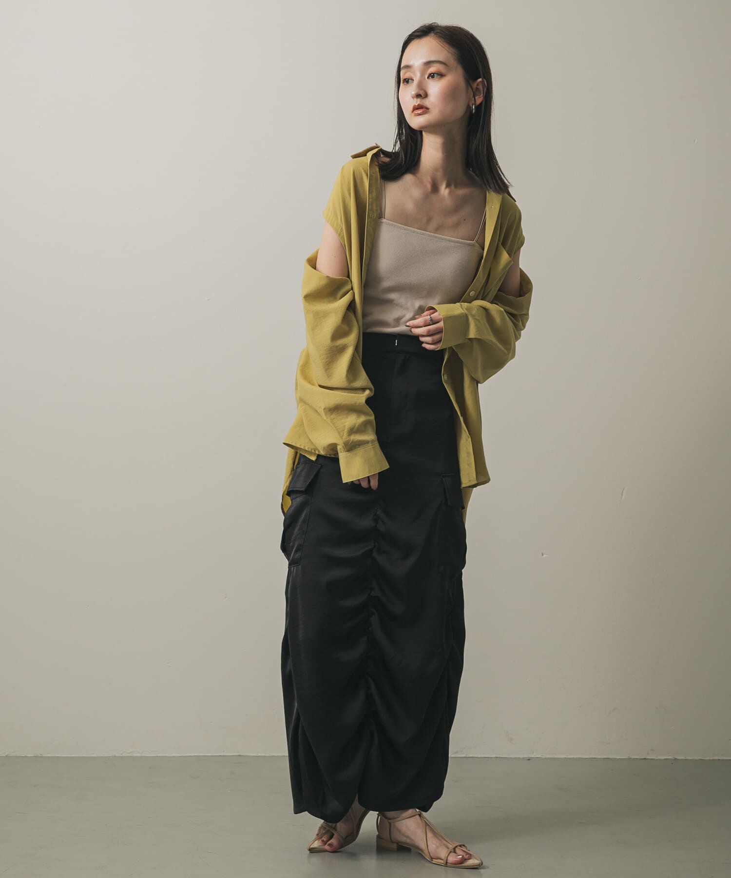 SENSE OF PLACE by URBAN RESEARCH「リネンライクショルダースリットシャツ」|シャツ・ブラウス|