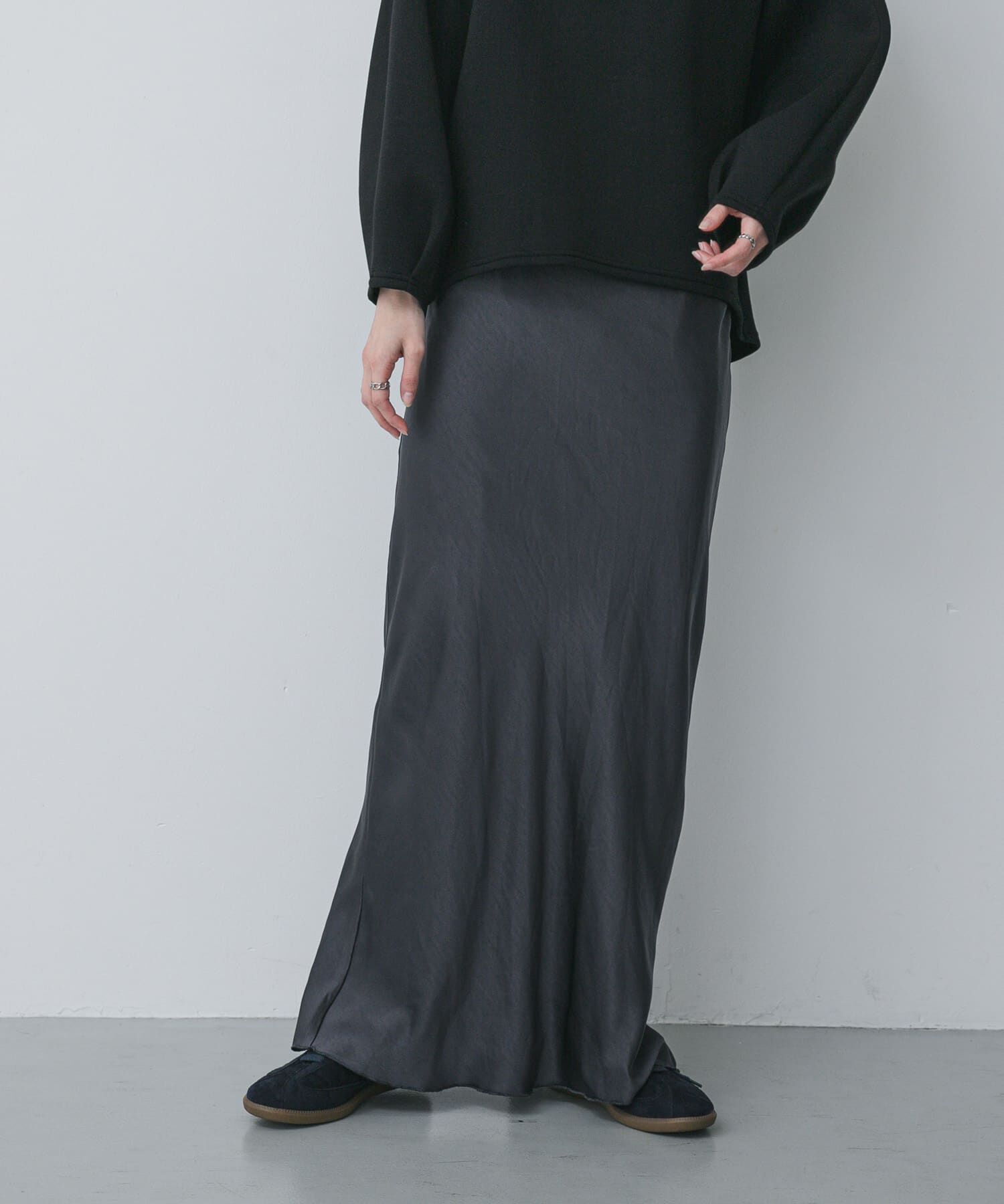 SENSE OF PLACE by URBAN RESEARCH「サテンアイラインスカート」|スカート|