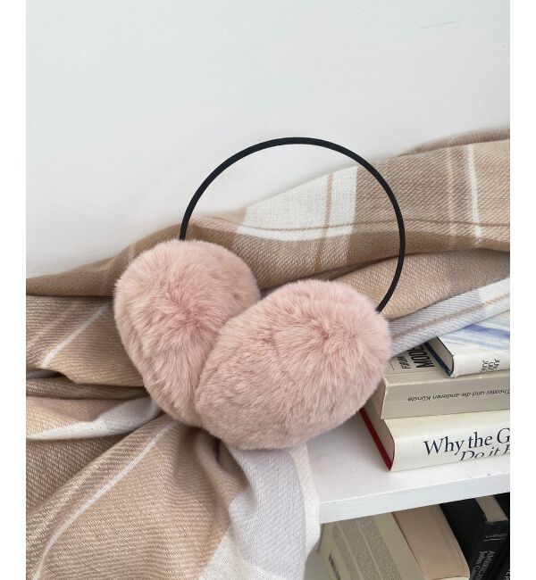  「ファーイヤーマフ」|イヤーマフ|ピンク