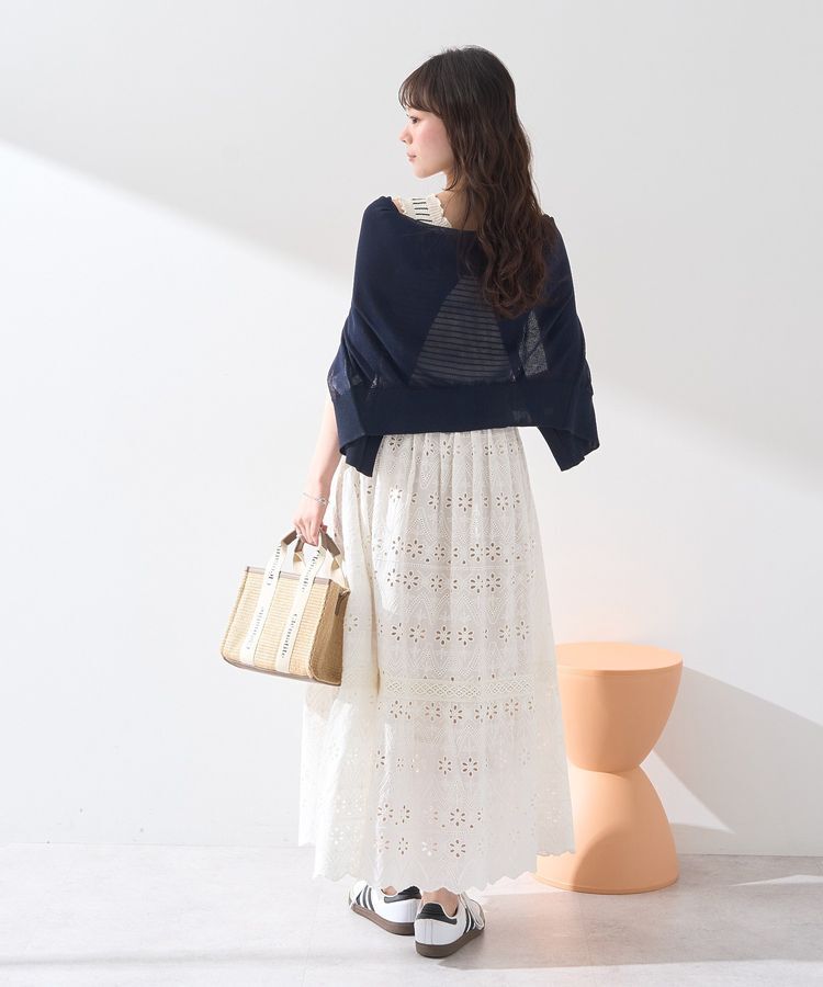 earth music&ecology「接触冷感シアークルーニットカーディガン」|カーディガン|