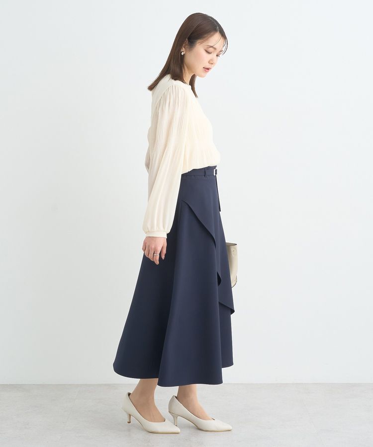 earth music&ecology「マジョリカプリーツブラウス」|シャツ・ブラウス|