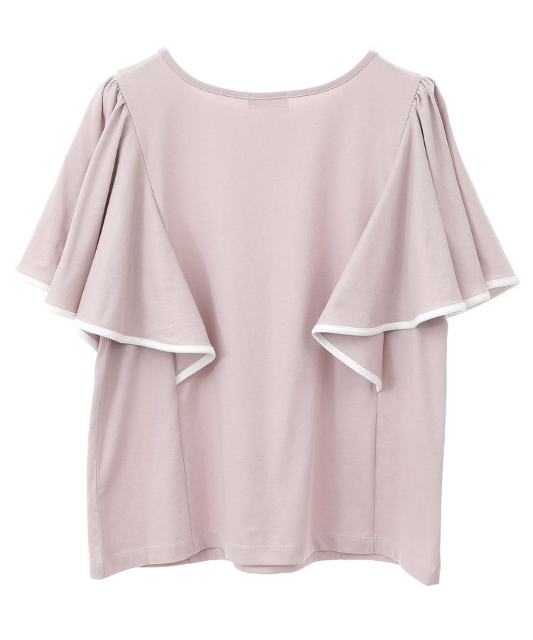 earth music&ecology「パイピングフレアスリーブカットソー」|Tシャツ・カットソー|