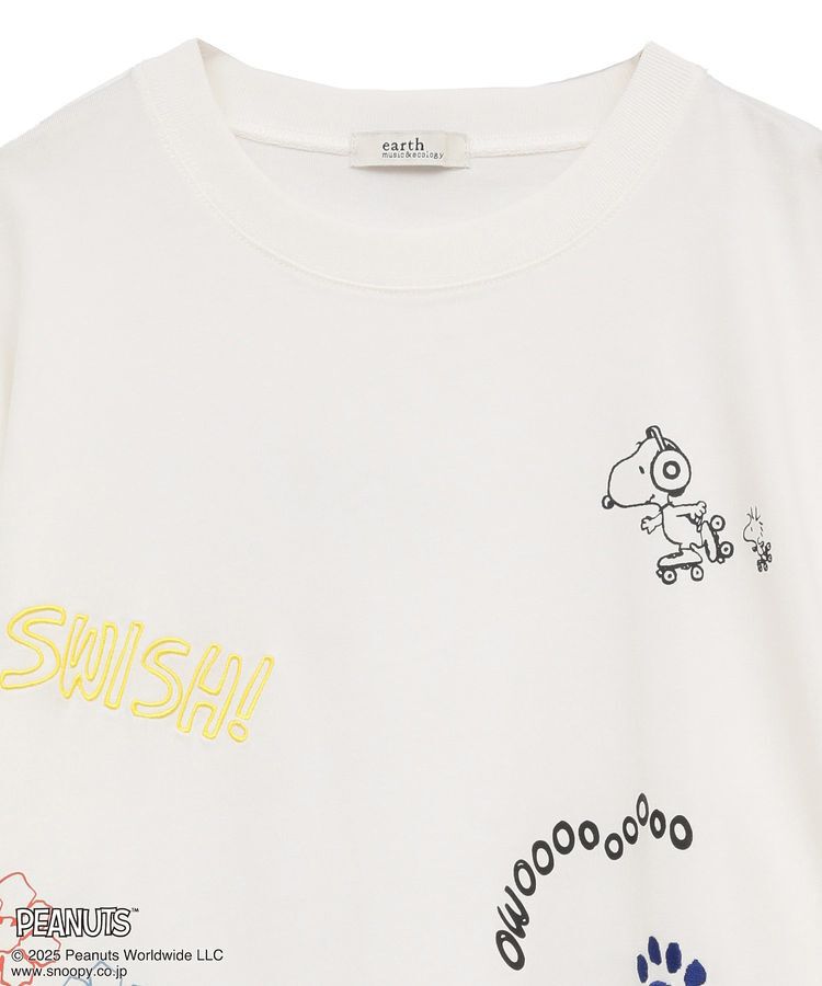 earth music&ecology「PEANUTS/earth マルチカラーアートロンT」|Tシャツ・カットソー|