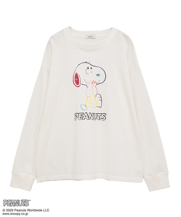 earth music&ecology「PEANUTS/earth マルチカラーアートロンT」|Tシャツ・カットソー|