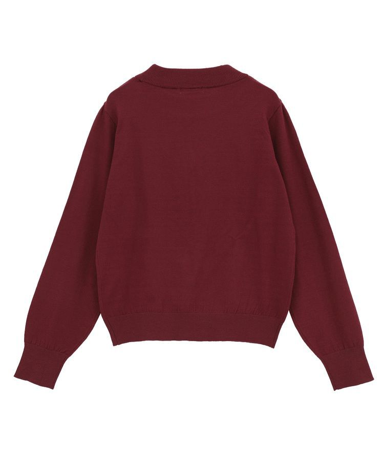 earth music&ecology「ボウタイニットプルオーバー」|ニット・セーター|