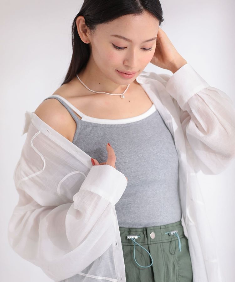 Green Parks「・Petit Fleur レイヤードキャミ(カップ付)」|インナー|