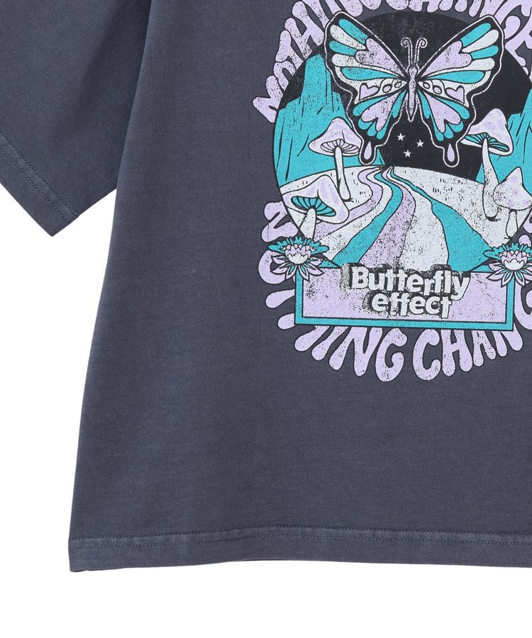 Green Parks「・DOUBLE FLAGS ヴィンテージライクプリントT」|Tシャツ・カットソー|