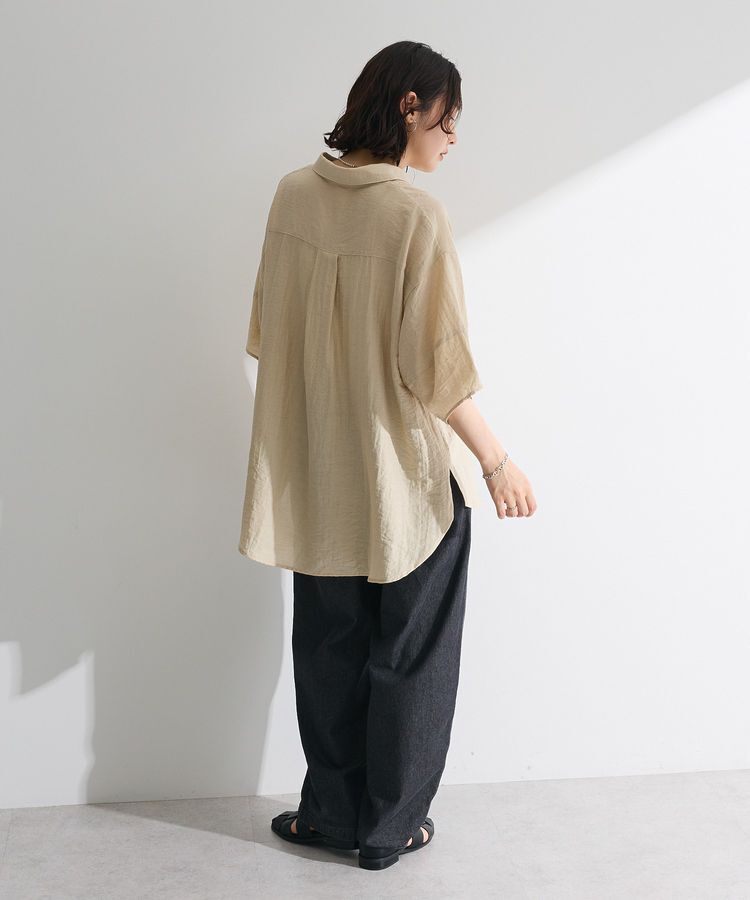 Green Parks「・ELENCARE DUEシアーボリュームスリーブシャツ」|シャツ・ブラウス|