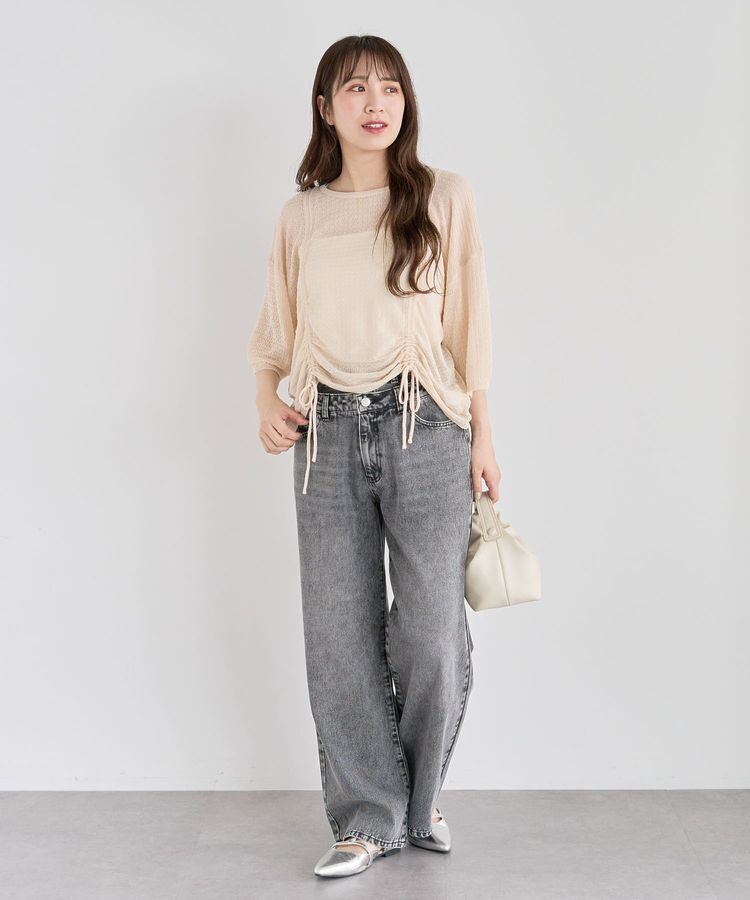 Green Parks「・ELENCARE DUE シャーリングシアーニット」|ニット・セーター|