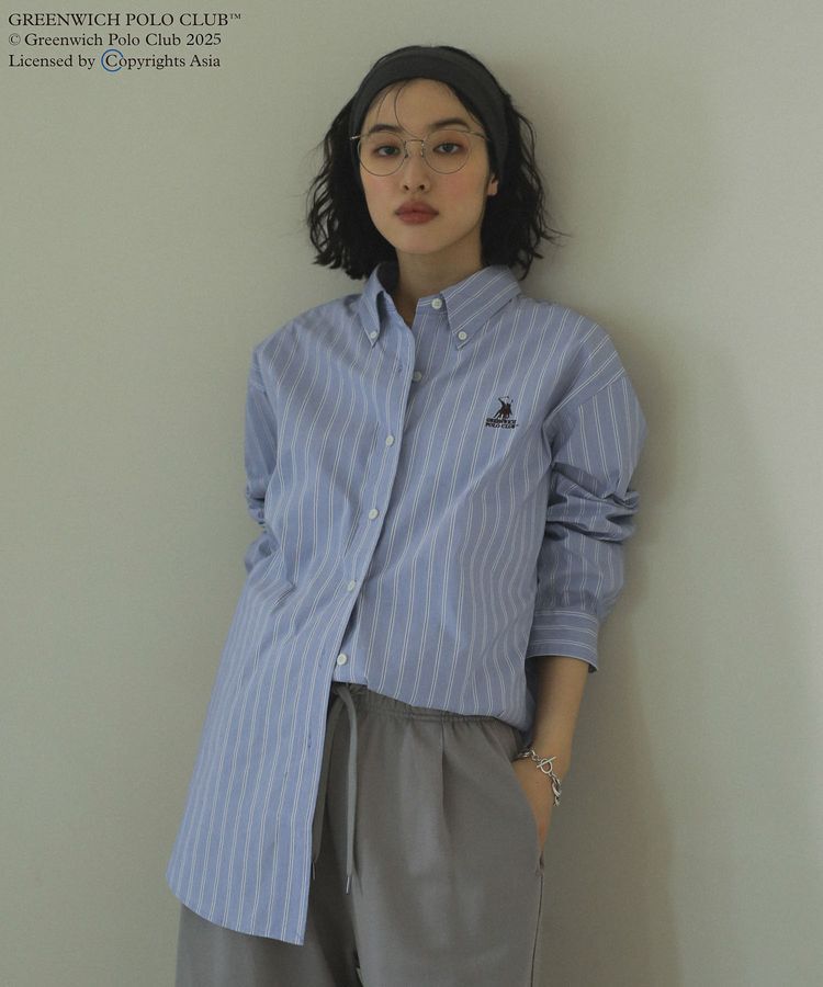 Green Parks「GREENWICH POLO CLUB(TM) BIGシャツ」|シャツ・ブラウス|